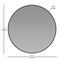 Flash Furniture 20" Round Black Metal Framed Accent Wall Mirror RH-M003-RD50MB-BK-GG - alternate 10